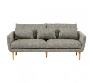 3 Seater Grey Fabric Seater Sofa