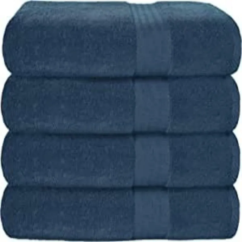 4 Pack Bath Towel Set, 4 Bath Towels, Ideal for Everyday use, Ultra Soft & Highly Absorbent