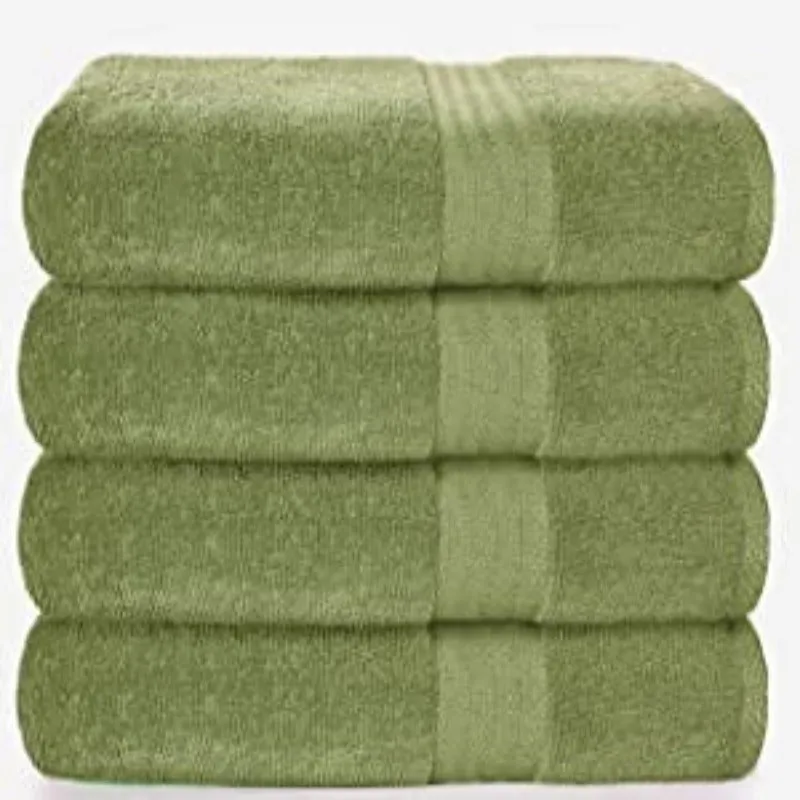 4 Pack Bath Towel Set, 4 Bath Towels, Ideal for Everyday use, Ultra Soft & Highly Absorbent