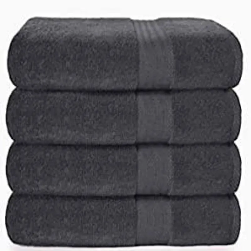 4 Pack Bath Towel Set, 4 Bath Towels, Ideal for Everyday use, Ultra Soft & Highly Absorbent