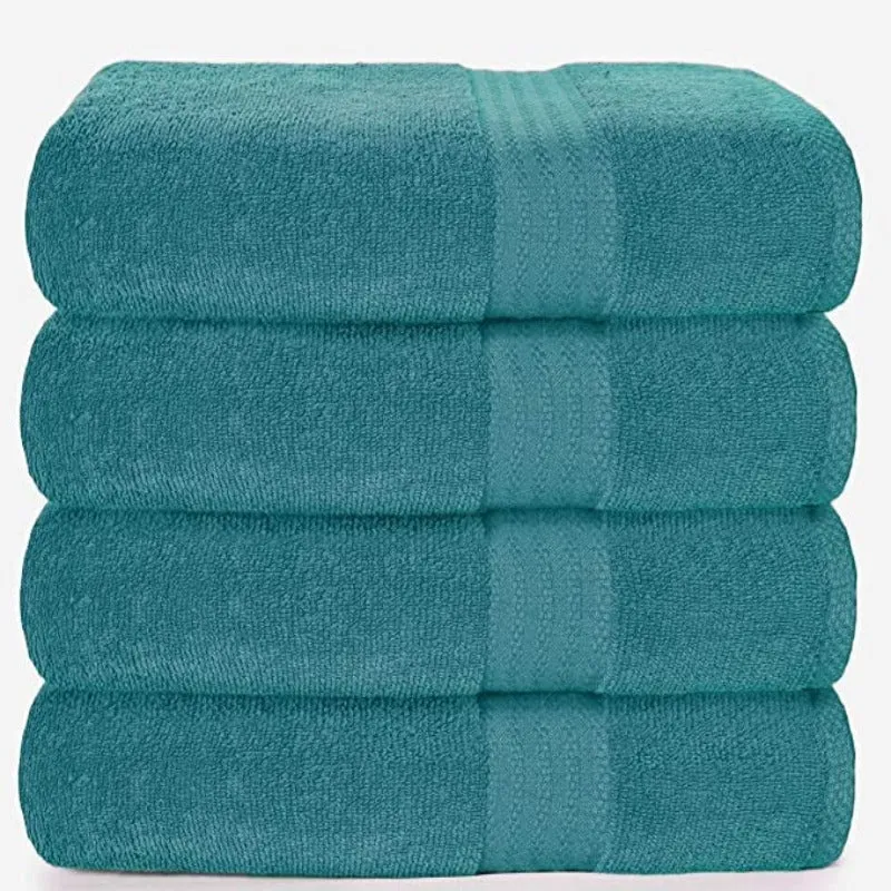 4 Pack Bath Towel Set, 4 Bath Towels, Ideal for Everyday use, Ultra Soft & Highly Absorbent