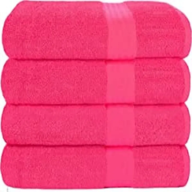 4 Pack Bath Towel Set, 4 Bath Towels, Ideal for Everyday use, Ultra Soft & Highly Absorbent