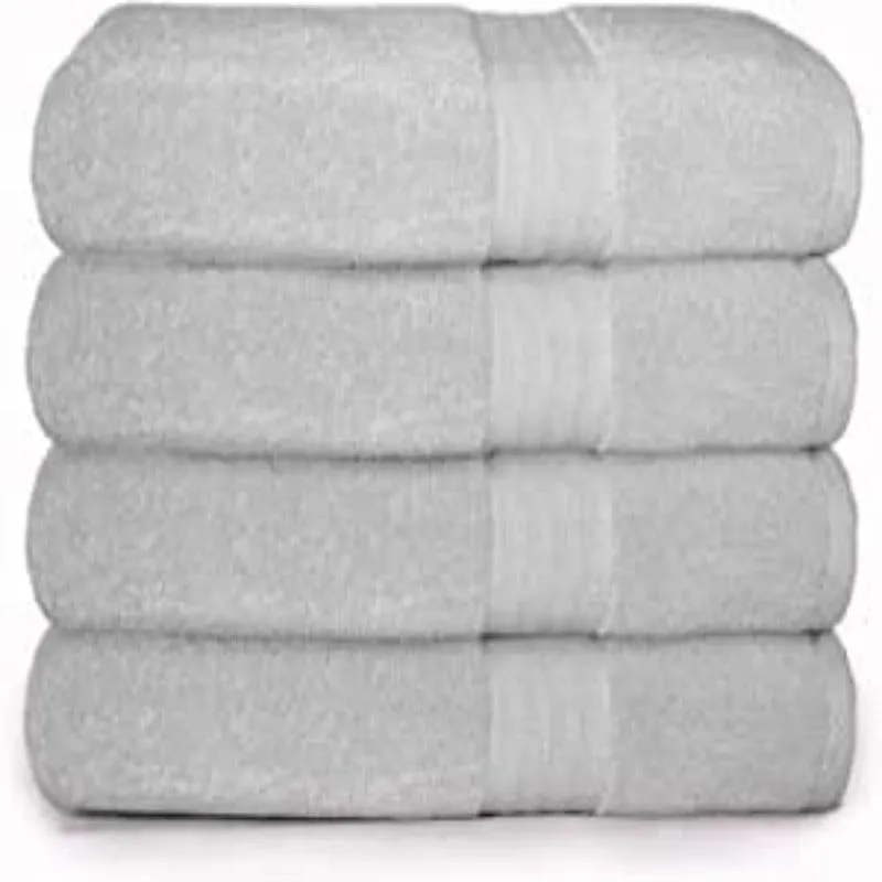 4 Pack Bath Towel Set, 4 Bath Towels, Ideal for Everyday use, Ultra Soft & Highly Absorbent