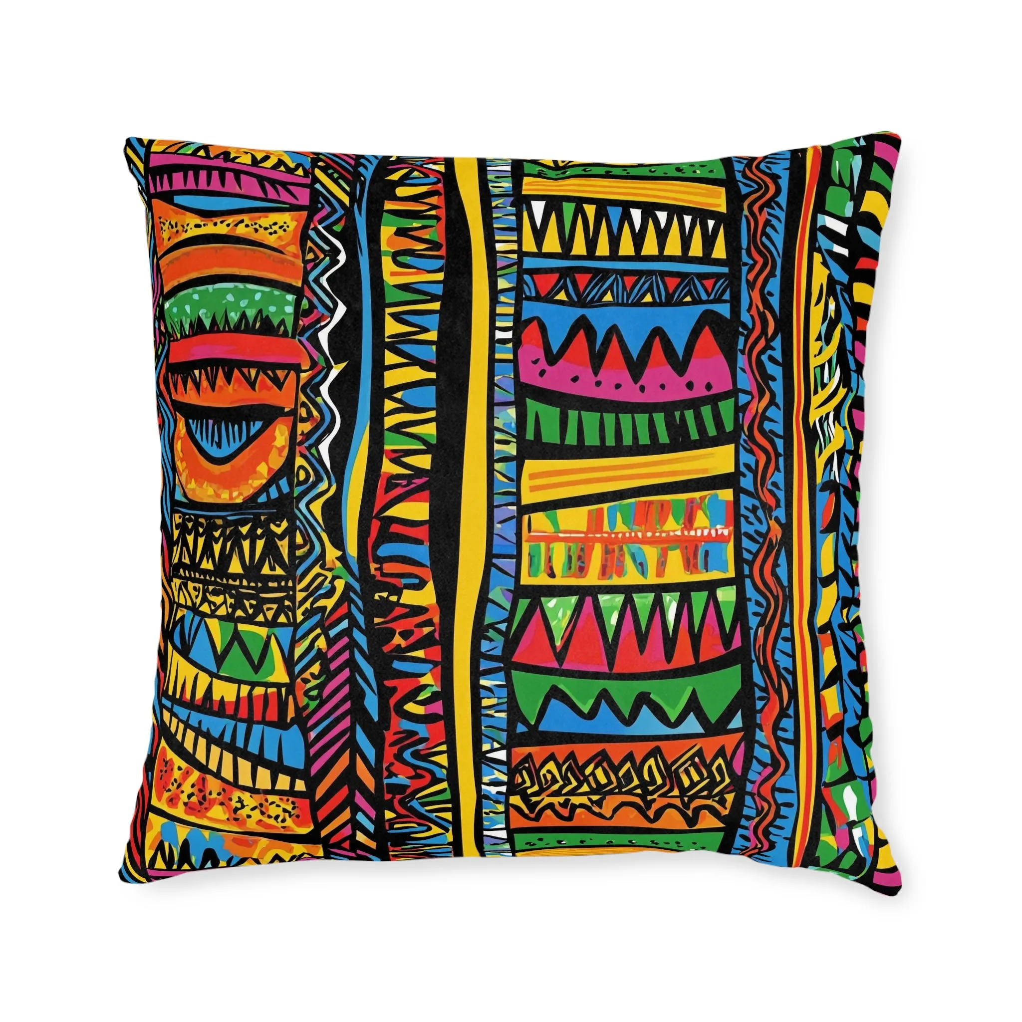 African 4 - Square Pillow - UK