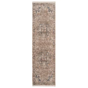 Blue Terra Medallion Runner Rug