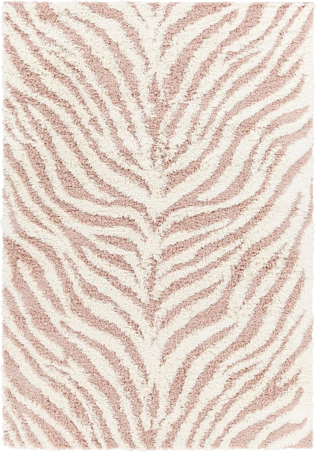 Boomer 5x7 Shag Gray Area Rug Carpet for Living Room Bedroom or Kitchen (5'3" x 7'3")