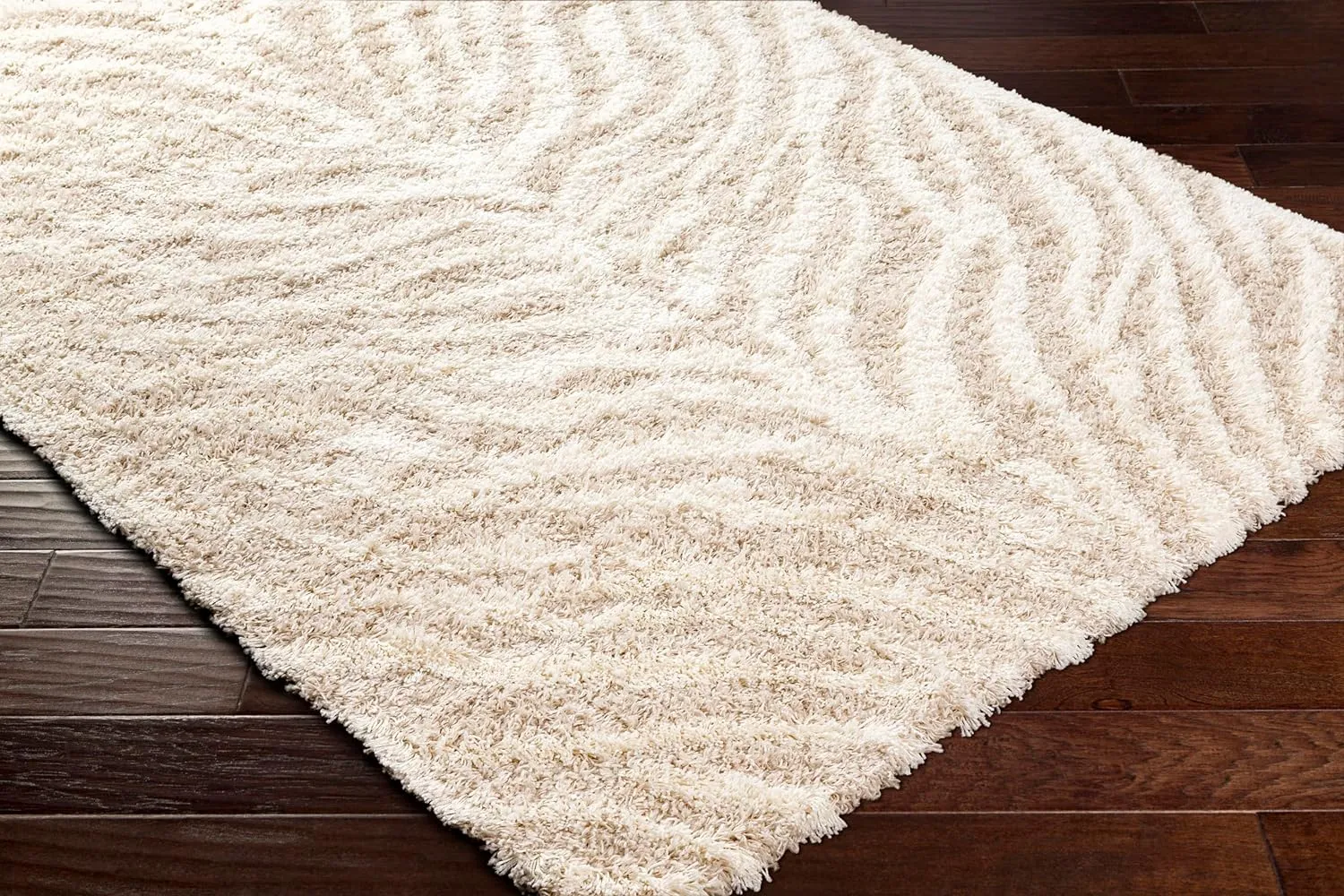 Boomer 5x7 Shag Gray Area Rug Carpet for Living Room Bedroom or Kitchen (5'3" x 7'3")