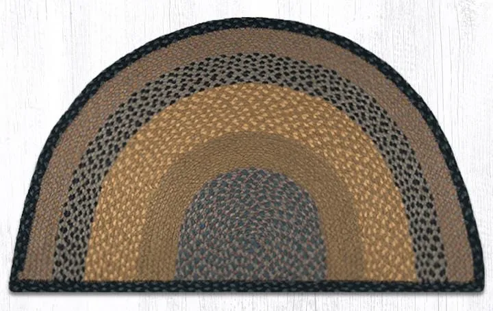 Brown/Black/Charcoal Slice Rug
