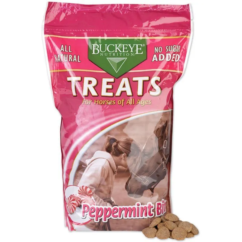 Buckeye No Sugar Added Peppermint Bits Horse Treat 4lb