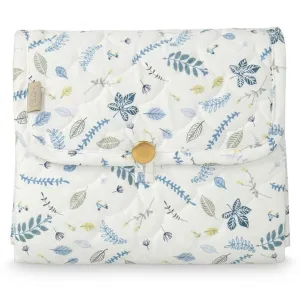 Cam Cam Quilted Changing Mat in Pressed Leaves Blue