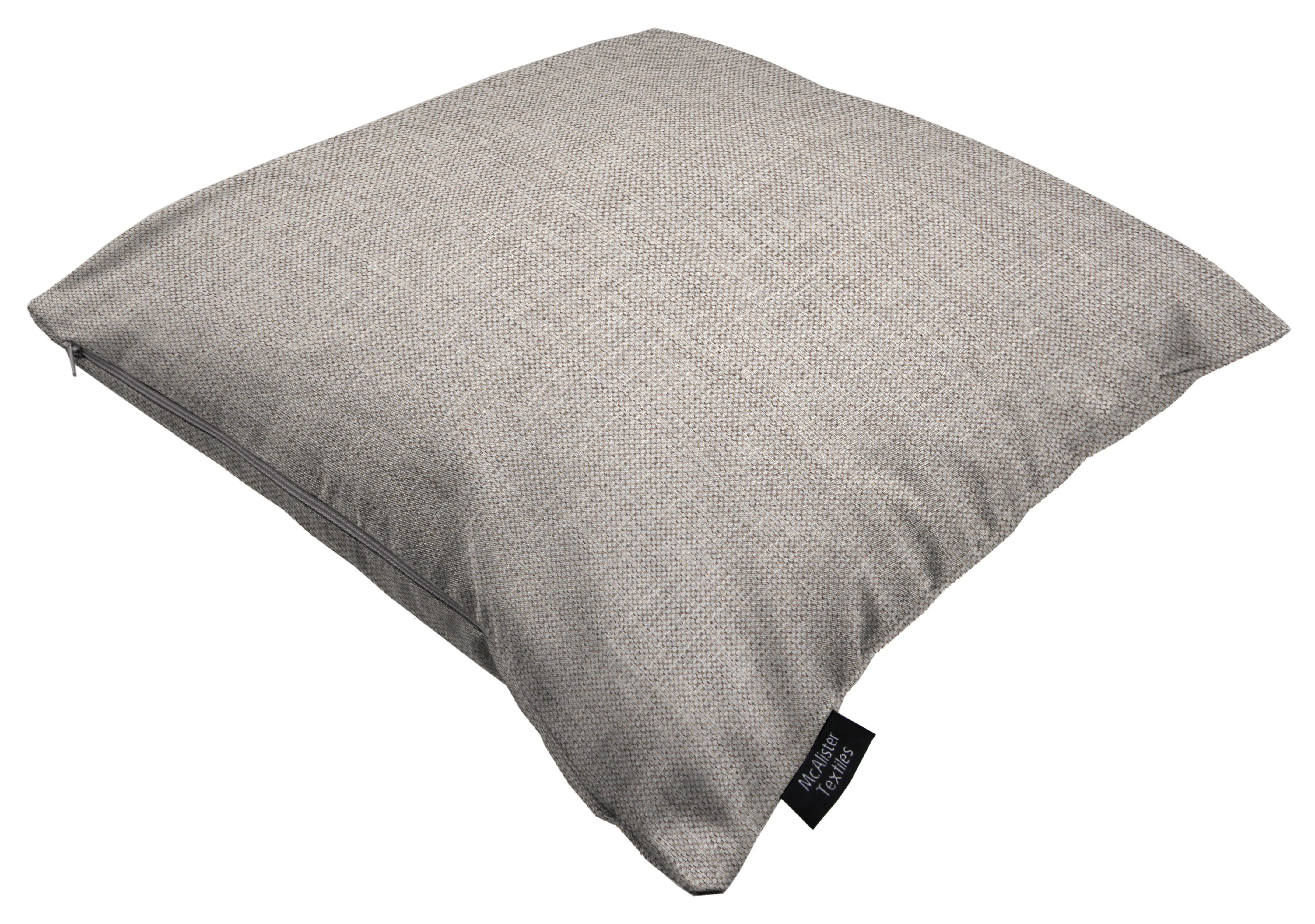 Capri Soft Grey Plain Cushion