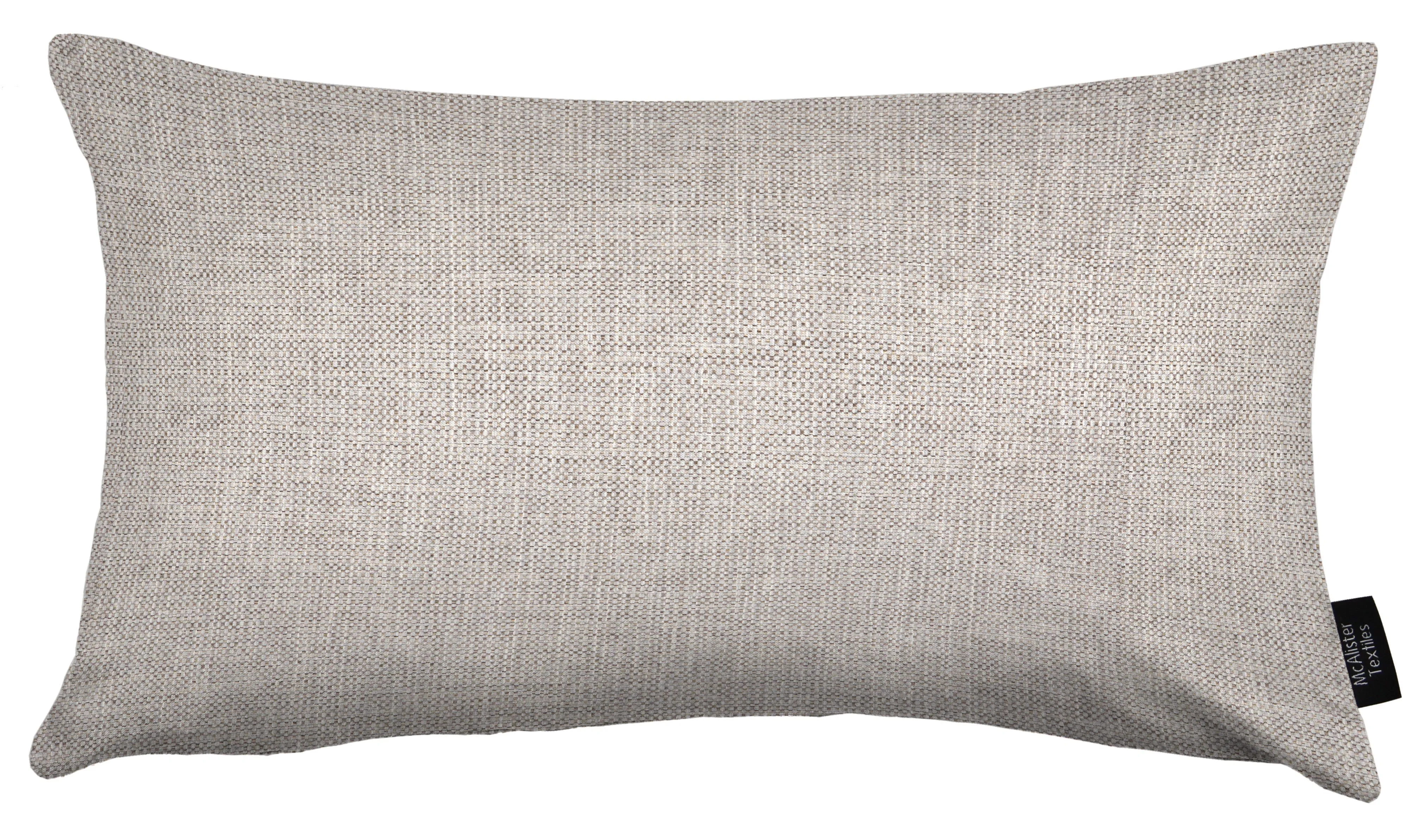 Capri Soft Grey Plain Cushion