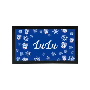 Cardiff City Christmas Pet Feeding Mat