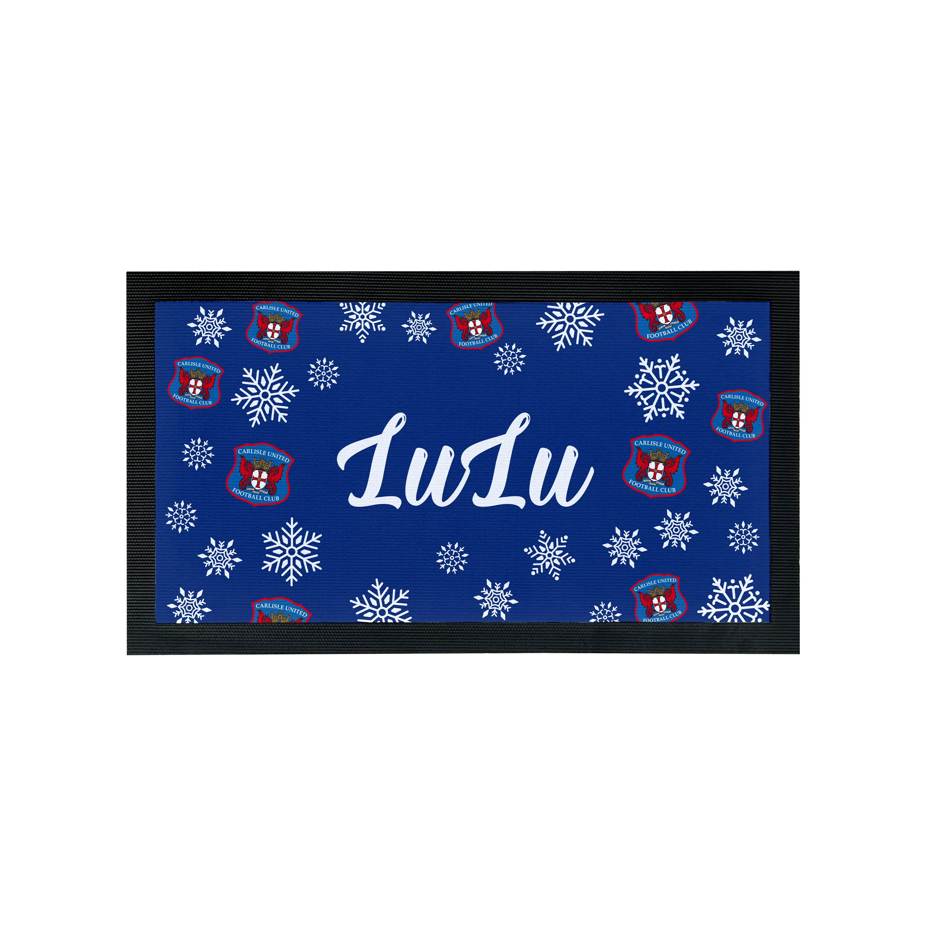 Carlisle United Xmas Pet Feeding Mat