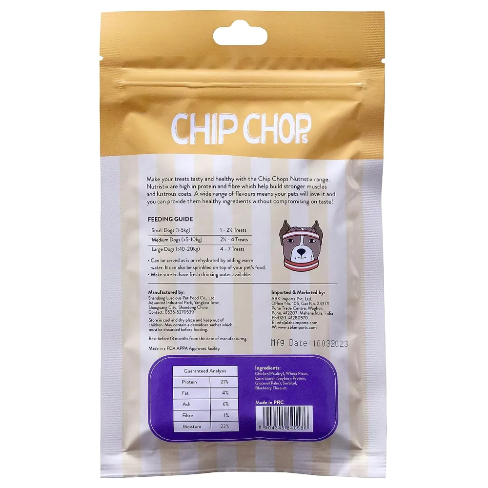 Chip Chops Blueberry Nutristix Dog Treats (Buy 1 Get 1) (Limited Shelf Life)