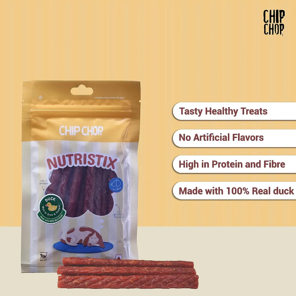 Chip Chops Mango, Bacon and Duck Nutristix Dog Treats Combo (3 x 70g)