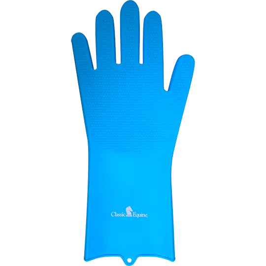 Classic Equine Blue Wash Gloves- Pair