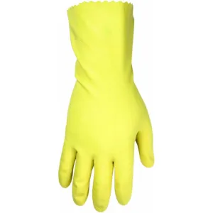 CLC Custom Leathercraft 2300XL Household Yellow Latex Gloves, Extra Large