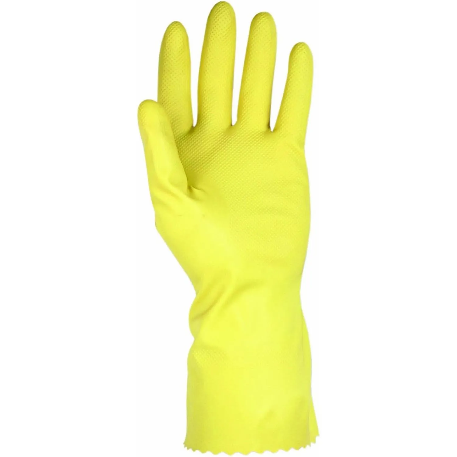 CLC Custom Leathercraft 2300XL Household Yellow Latex Gloves, Extra Large