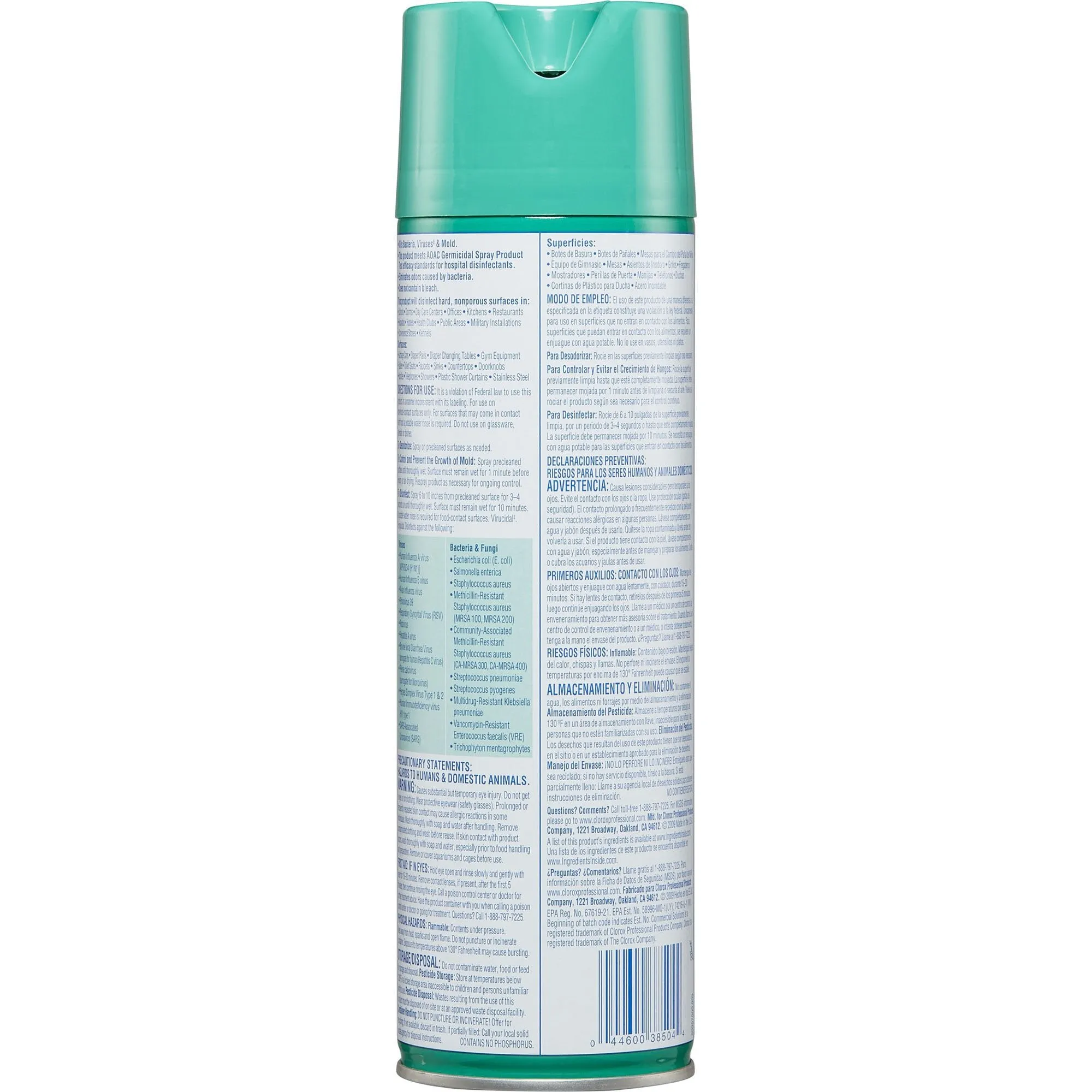 Clorox® Surface Disinfectant Spray, 19 oz Aerosol Can