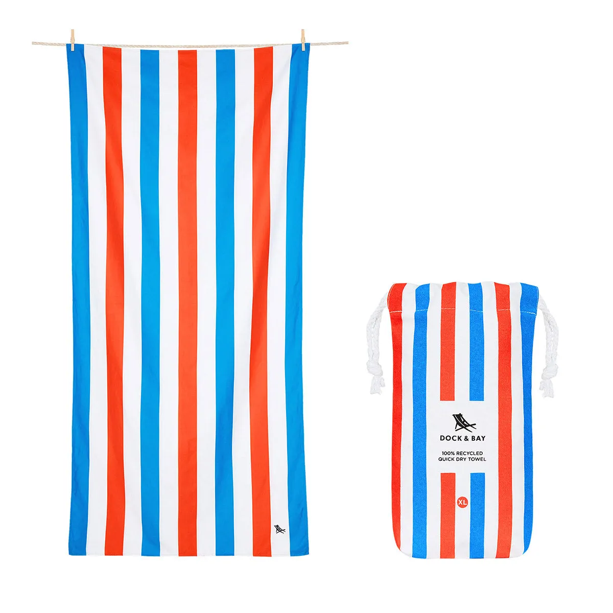 Dock & Bay Beach Towel Summer Collection XL - Poolside Parties