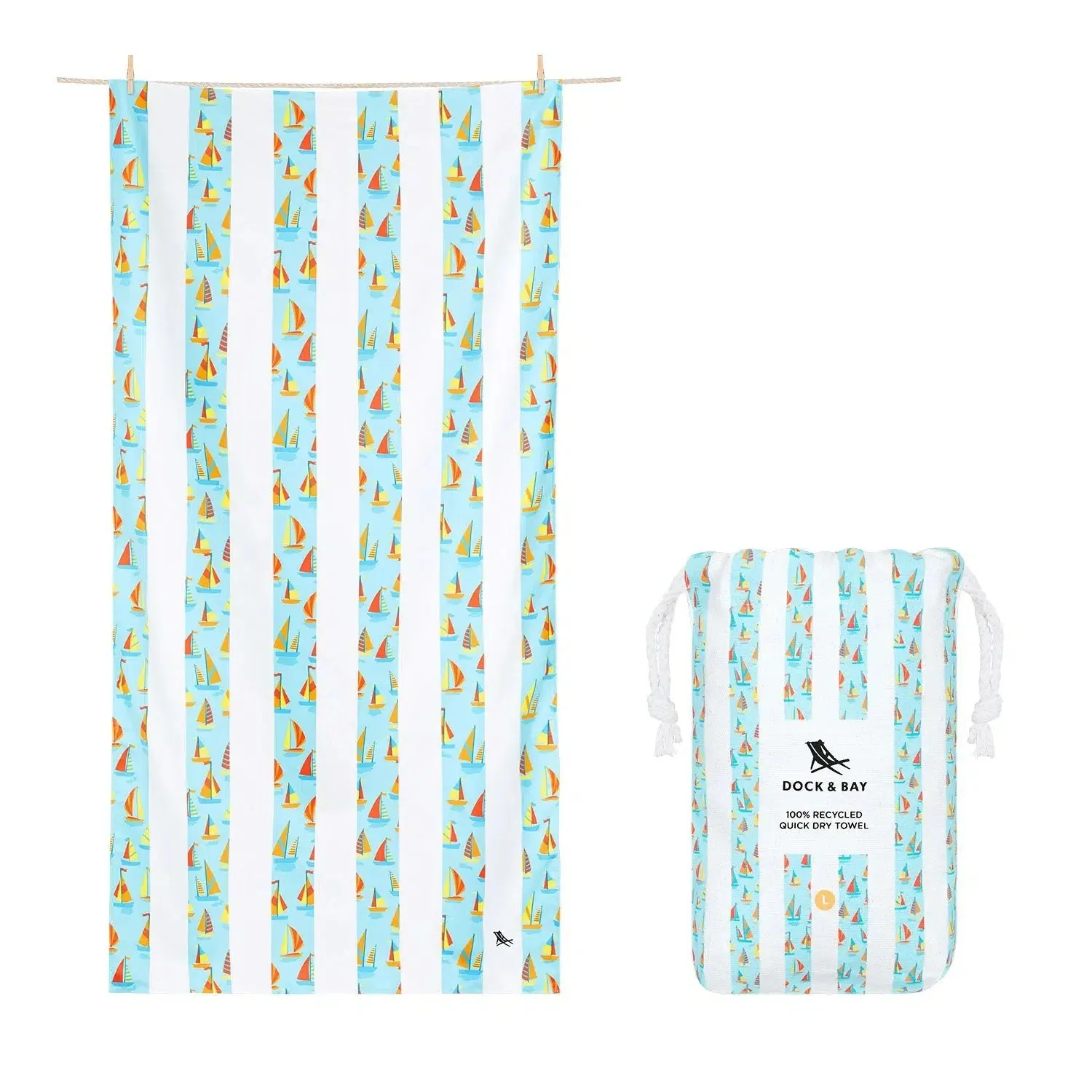 Dock and Bay Kids Quick Dry Beach and Travel towels