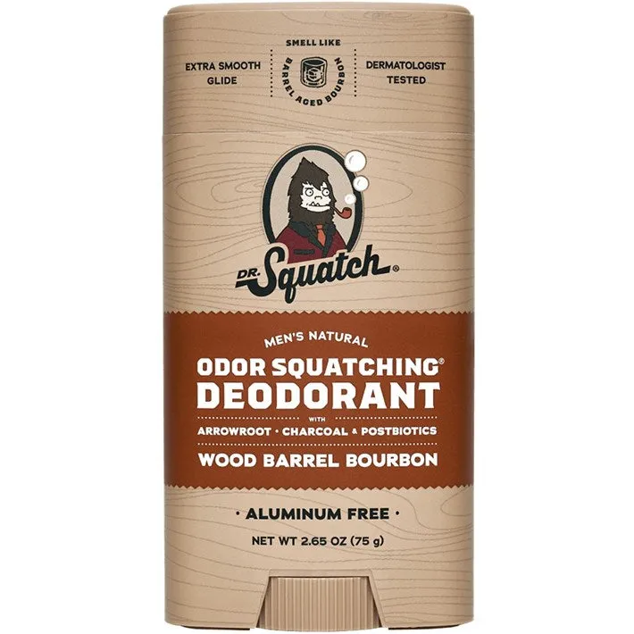 Dr Squatch DS WH-DEO-WBB-01 Wood Barrel Bourbon Deodorant
