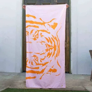 Eye of the Tiger Beach Towel