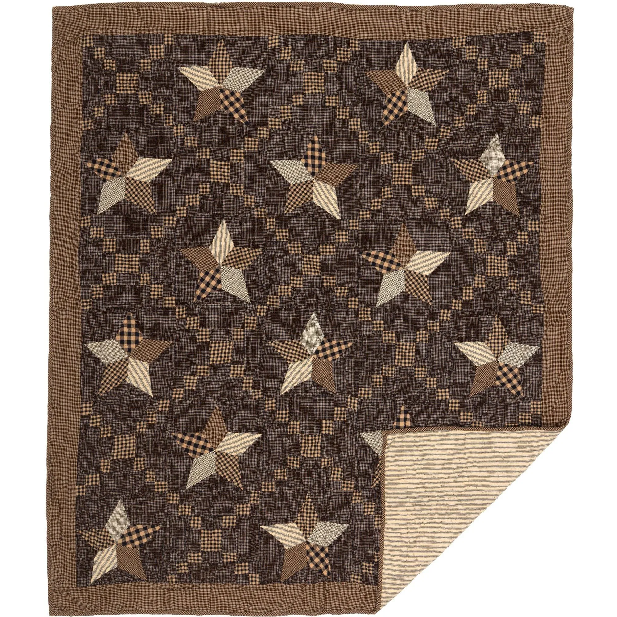 Farmhouse Star Quilted Throw