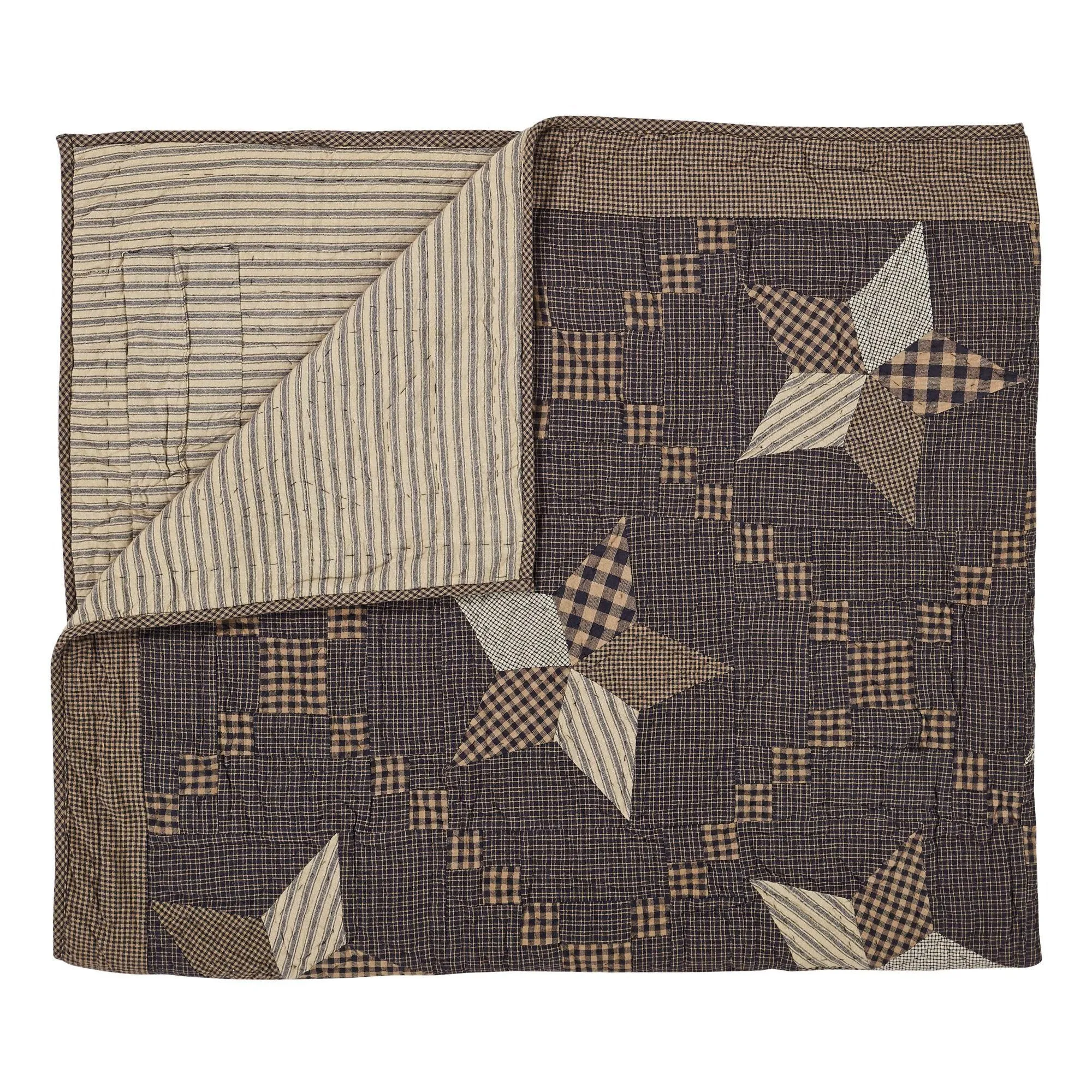 Farmhouse Star Quilted Throw
