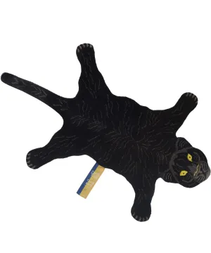 Fiery Black Panther Rug