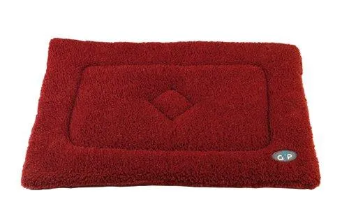 Fleece Cage Cushion Wine