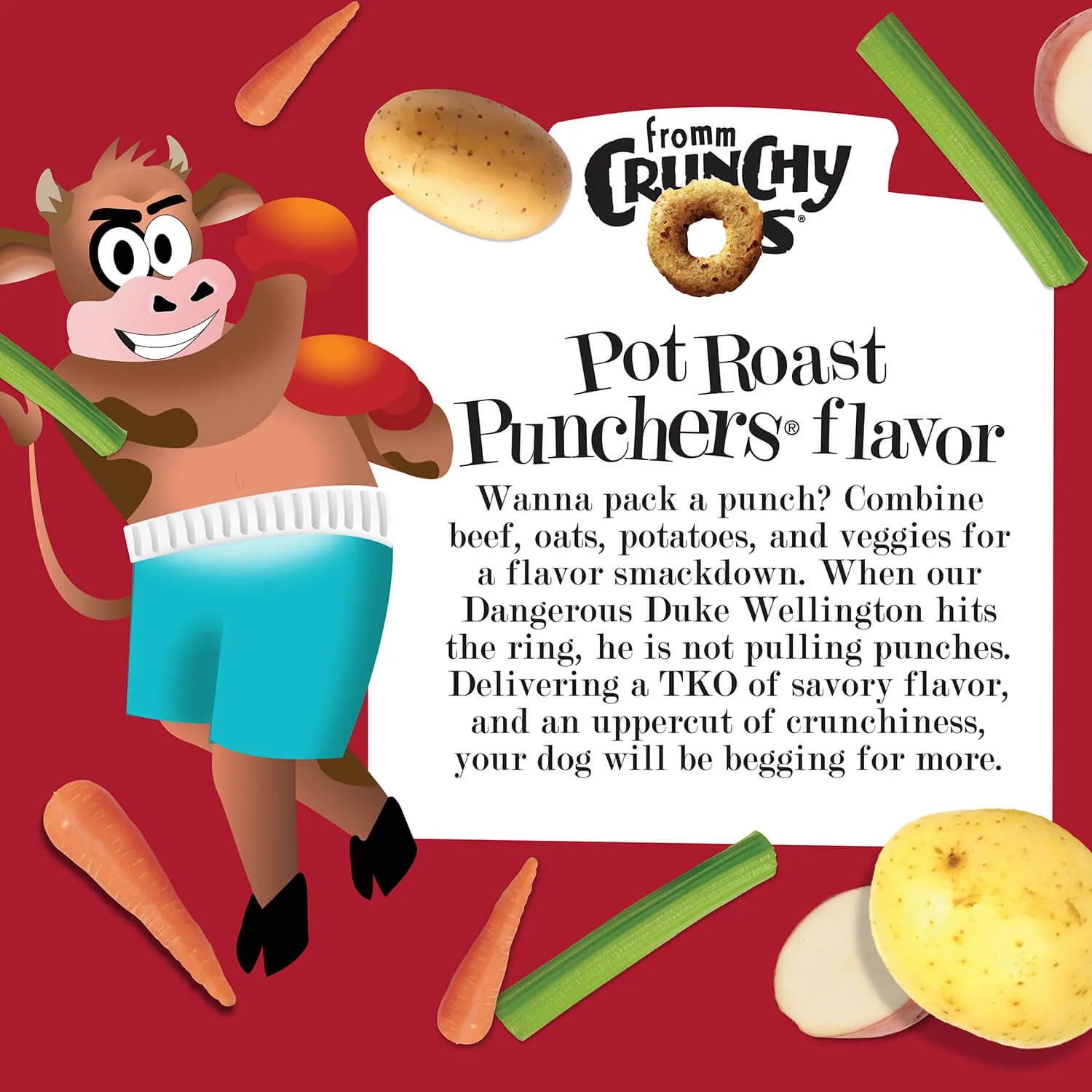 Fromm - Crunchy O's Dog Treats - Pot Roast Punchers