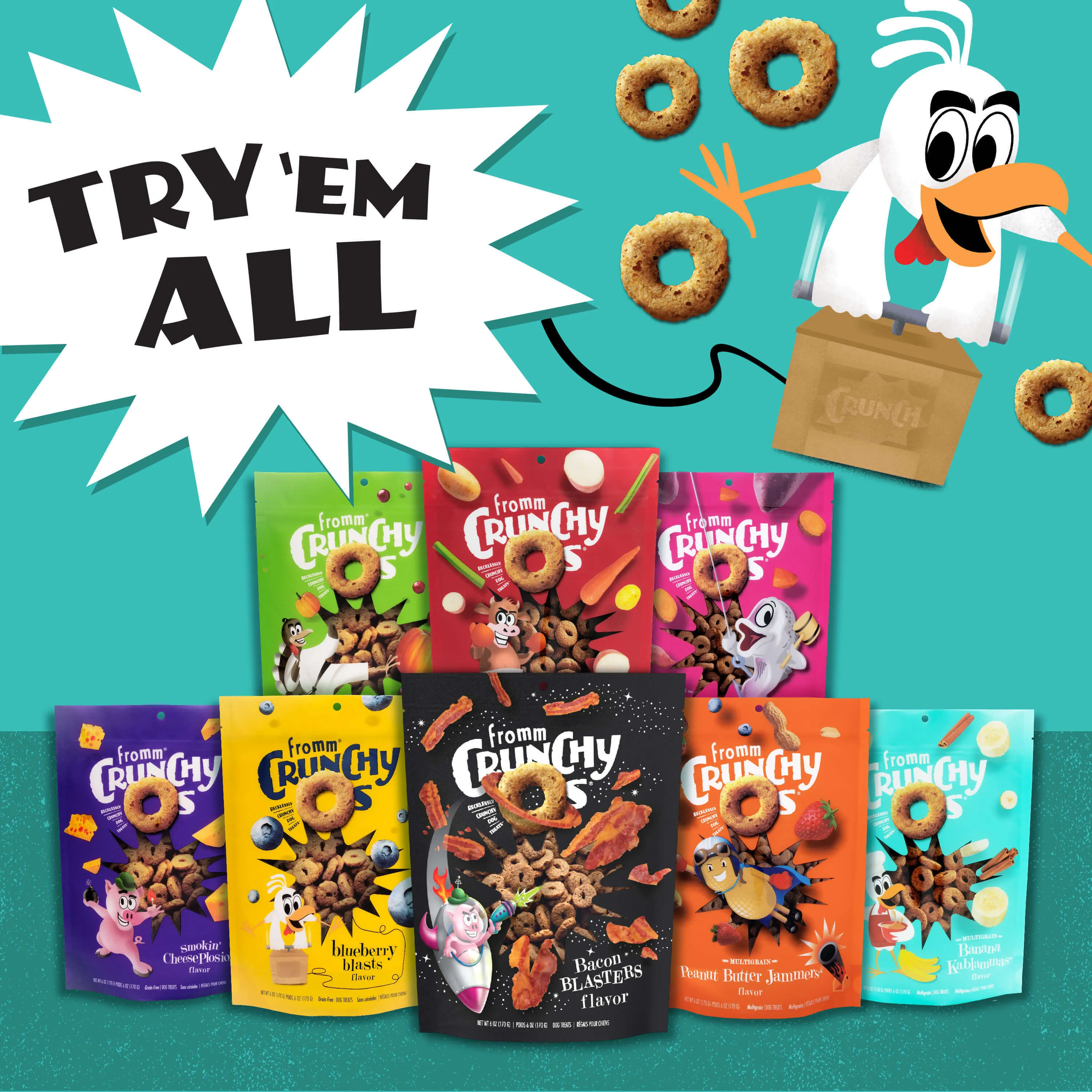 Fromm - Crunchy O's Dog Treats - Pot Roast Punchers