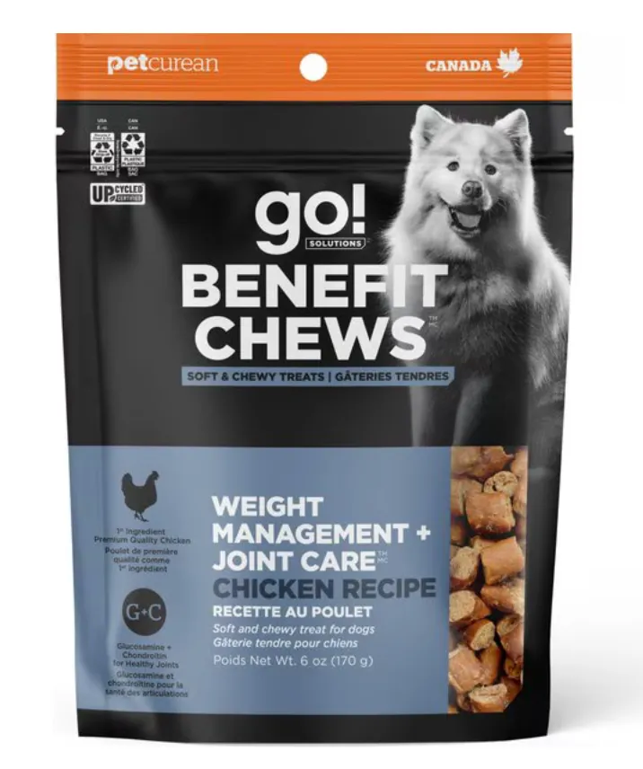 Go! Benefit Chews Weight Management   Joint Care Chicken 6 oz
