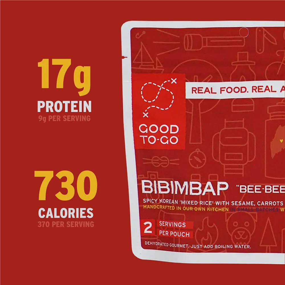 Good to-Go Dehydrated Bibimbap - Double Serving Pouch