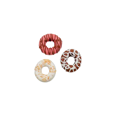 Kanu Pet Prepackaged Vanilla Medium Donut Dog Cookie