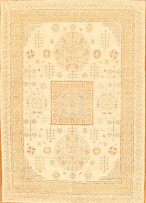 Khotan  Hand-Knotted Lamb's Wool Rug