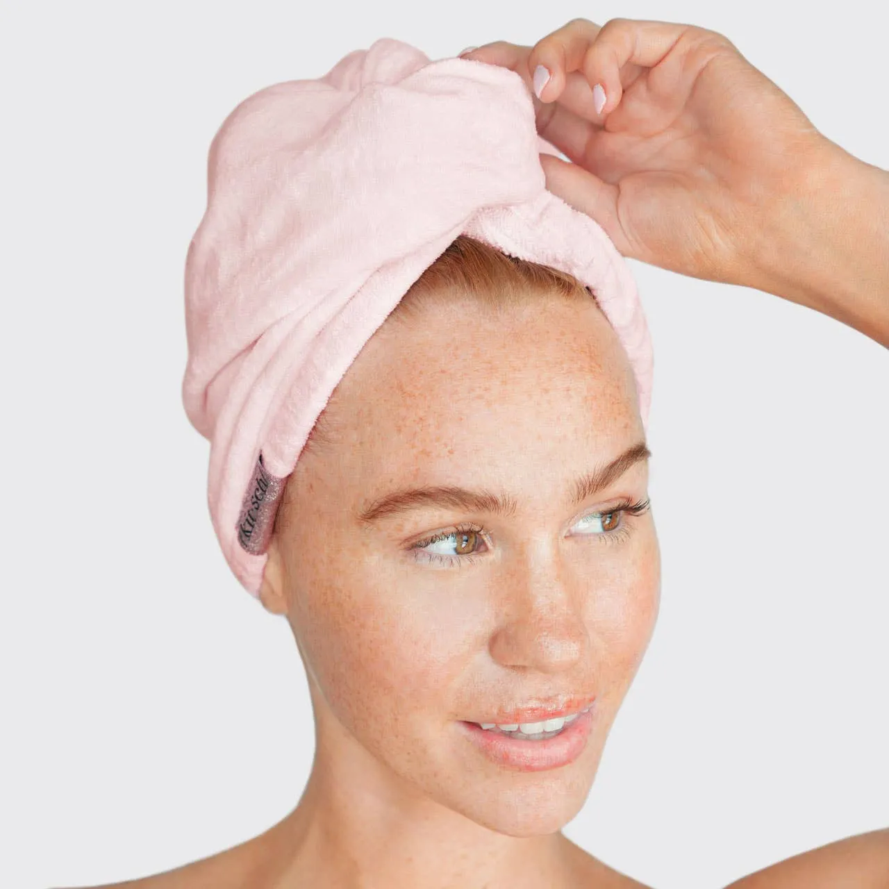 KITSCH Quick Dry Hair Towel - Blush
