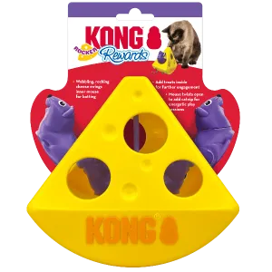 KONG Rewards Rocker Cheese Cat Toy