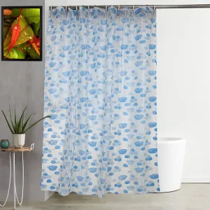 Kuber Industries Shower Curtain & Bathmat Set | Non-Slip Bath mats for Bathroom | Easy-Slide Curtains | Polyester Curtain or Bathmat for Bath Décor | XTL267-3T | 12 Pcs Set | Multicolor