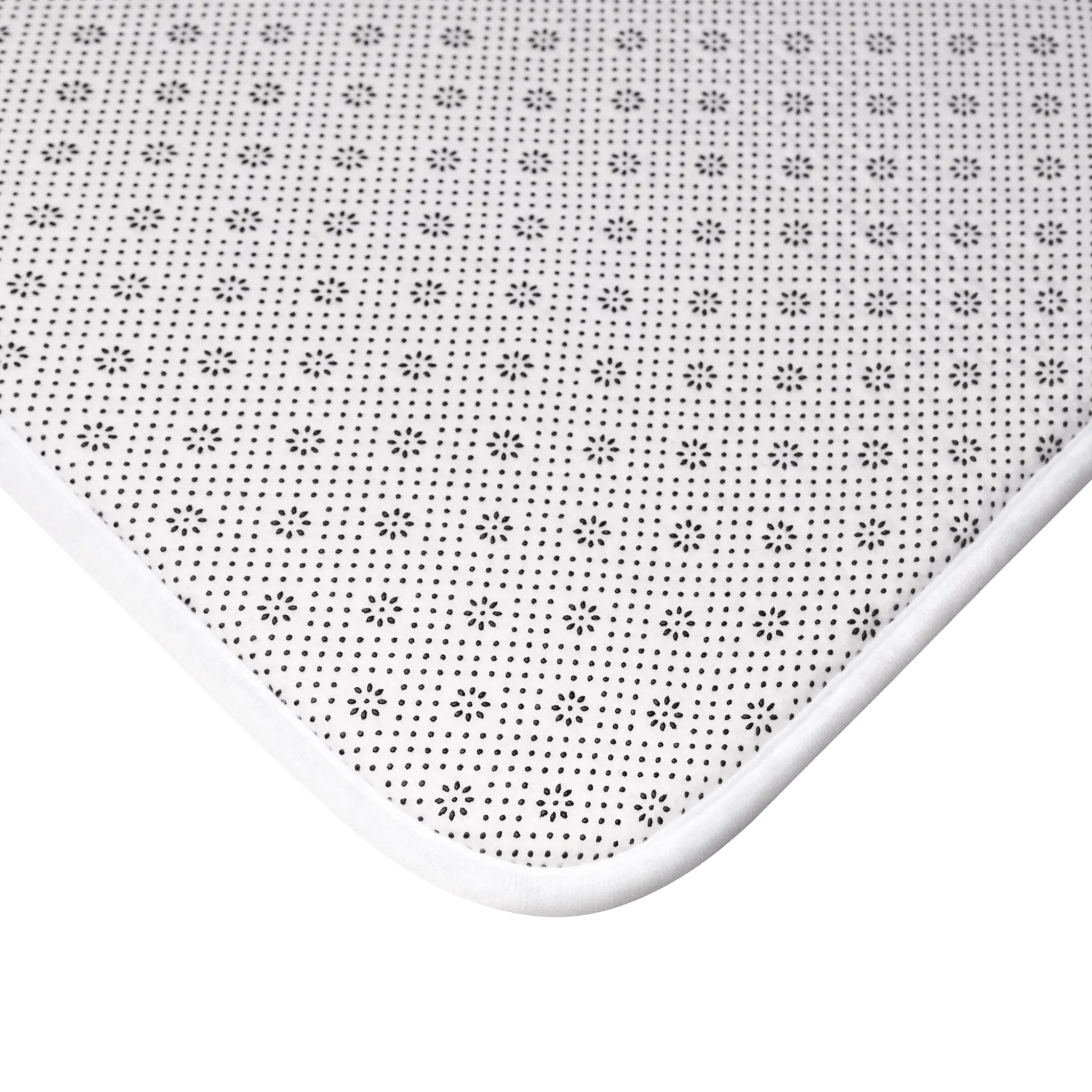 Marroon Accent Color, Memory Foam Bath Mat - Cozy Bathroom Essential