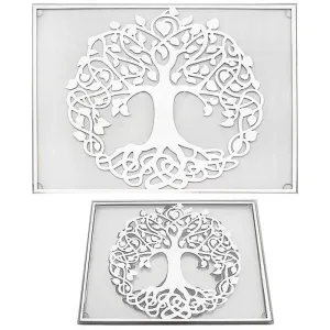 Mirror Tree Of Life Table Mat Set of 2