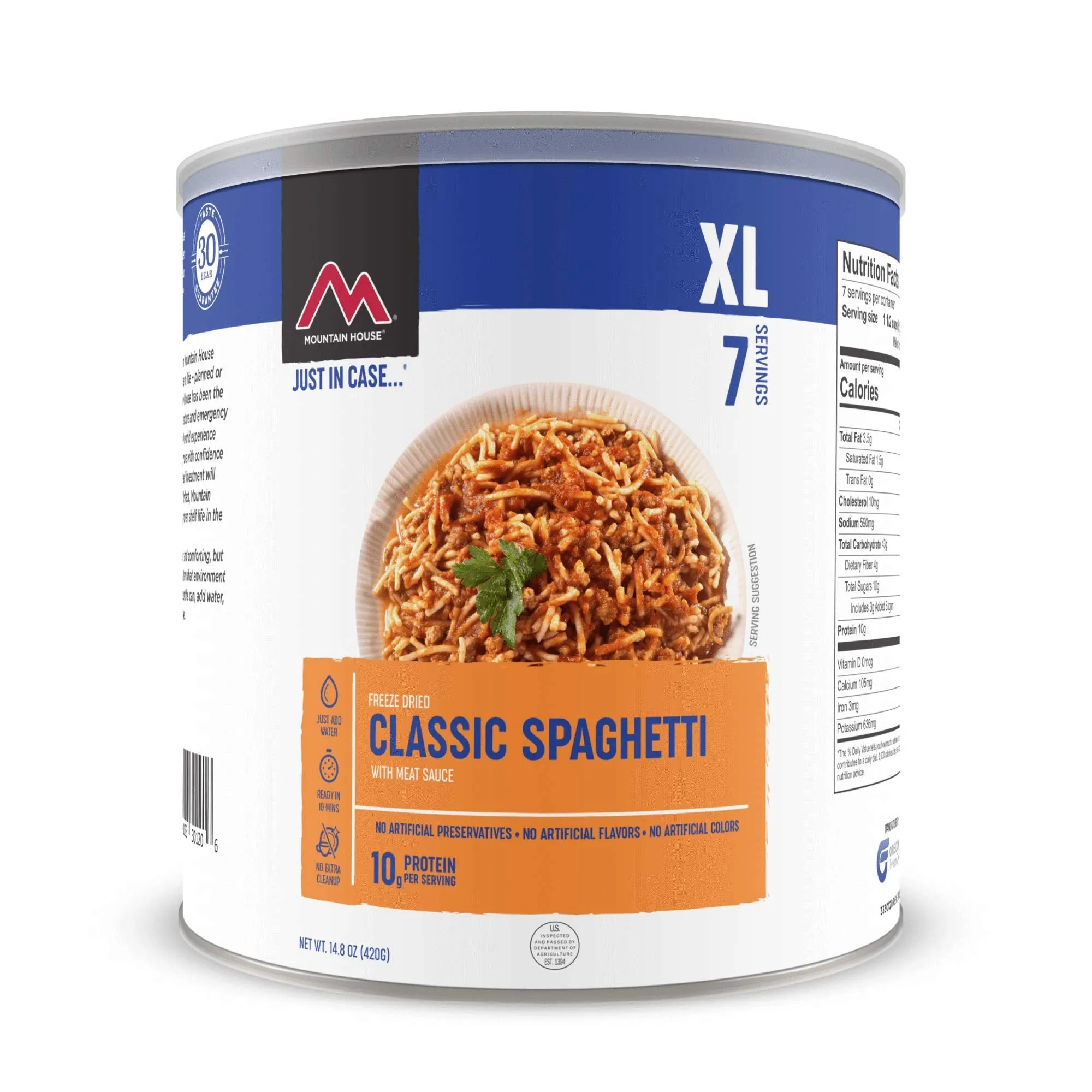 Mountain House - Spaghetti with Meat Sauce #10 Can - 6 Pack
