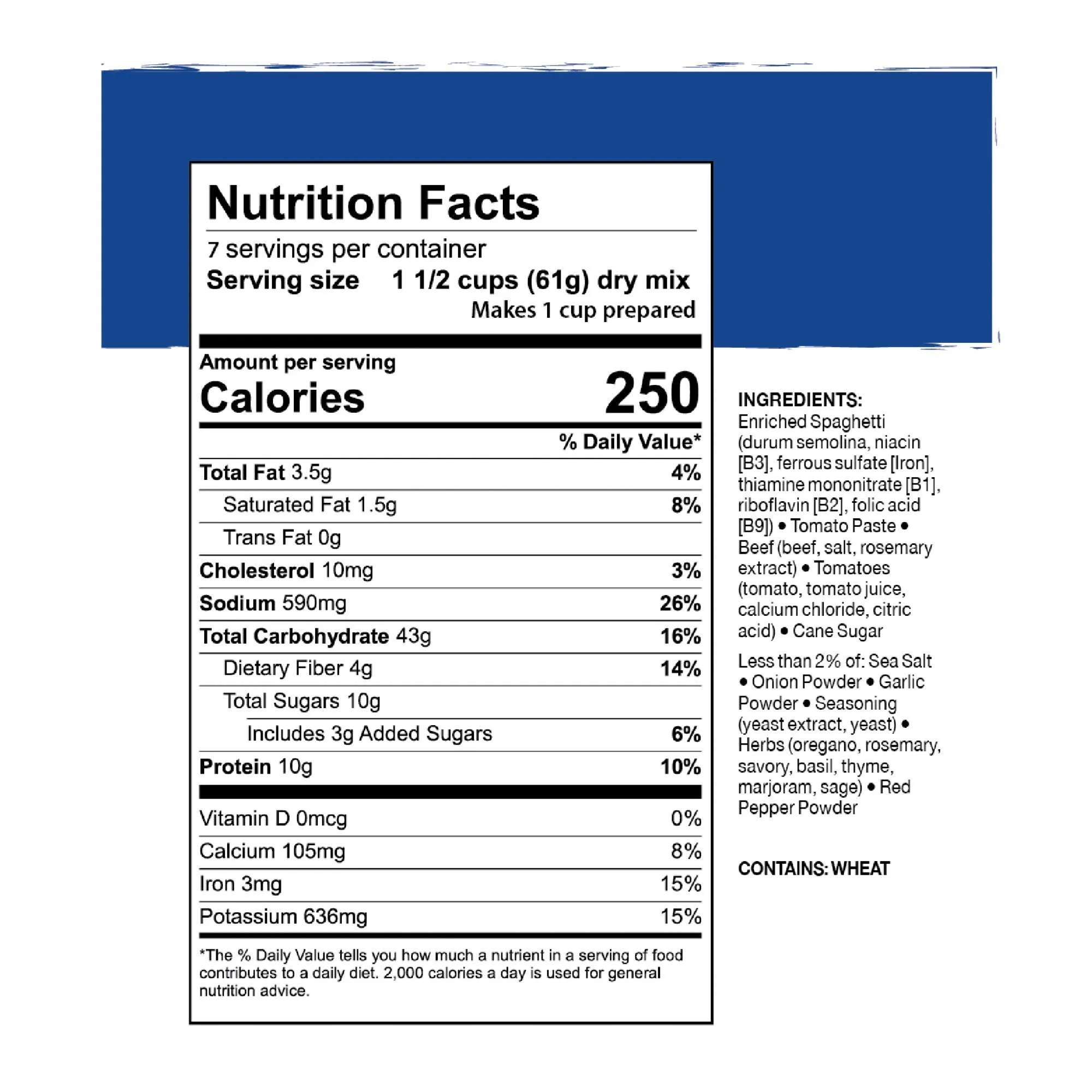 Mountain House - Spaghetti with Meat Sauce #10 Can - 6 Pack