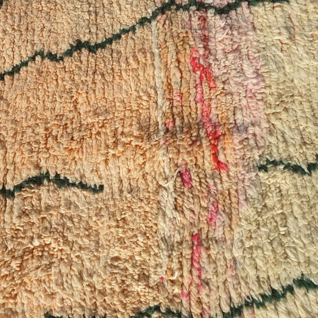 Mssiha - Boujad Moroccan Rug 6x9 Handmade Berber | 6'63x9'32 Ft | 202x284 cm