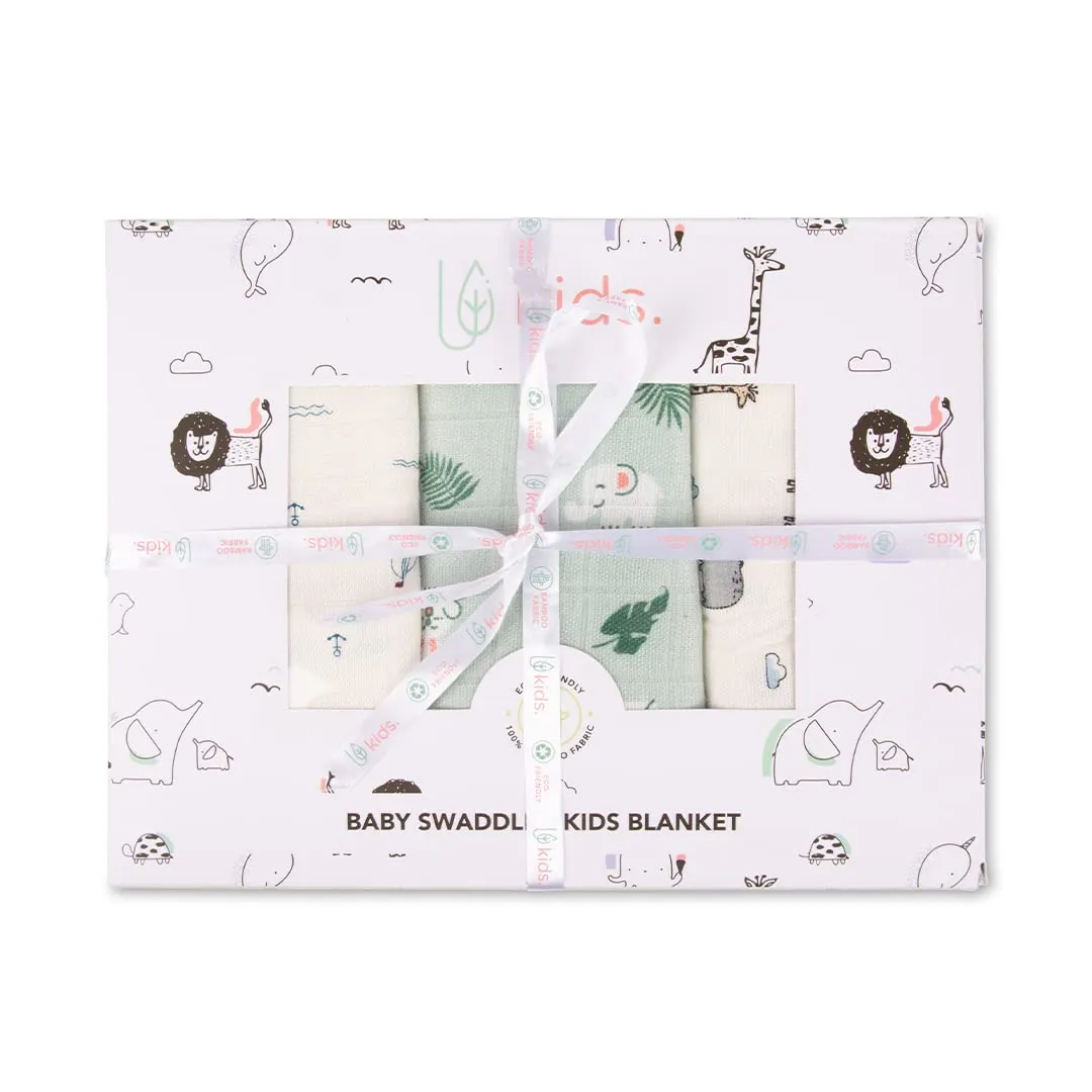 Mush Super Soft 100% Bamboo Swaddle | Multipurpose - Baby Towel/Baby Blanket || Breathable, Thermoregulating, Absorbent Baby Swaddle Wrap for New Born Baby Gifts