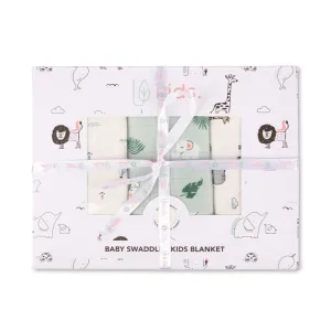 Mush Super Soft 100% Bamboo Swaddle | Multipurpose - Baby Towel/Baby Blanket || Breathable, Thermoregulating, Absorbent Baby Swaddle Wrap for New Born Baby Gifts