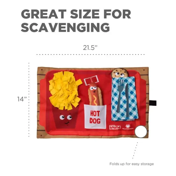 Nina Ottosson Activity Matz Fast Food Fun Game Plush Puzzle