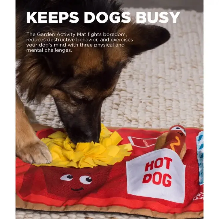 Nina Ottosson Activity Matz Fast Food Fun Game Plush Puzzle